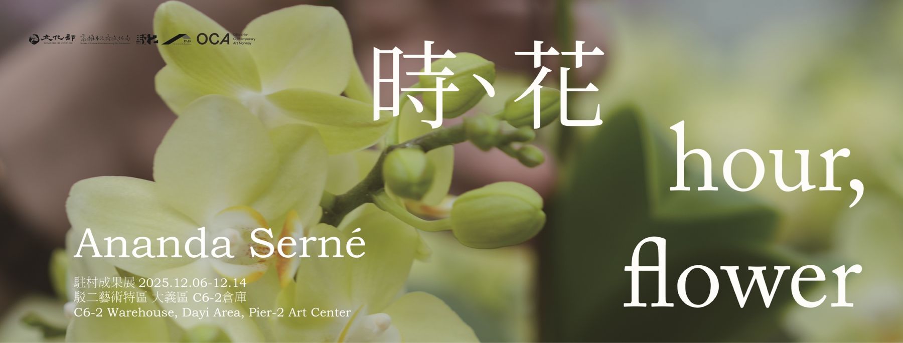 時、花— Ananda Serné駐村成果展